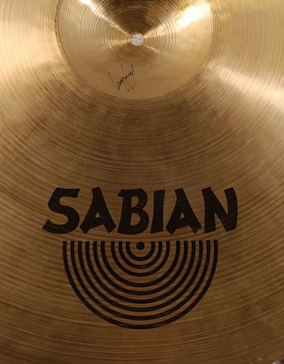 Sabian heavy hand hammered rock ride 22 inch - Image 1
