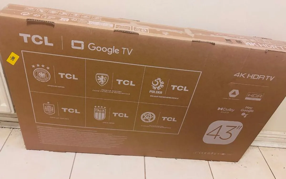 Brand new TCL 43 inch 4K HDR Smart TV for sale - Image 1