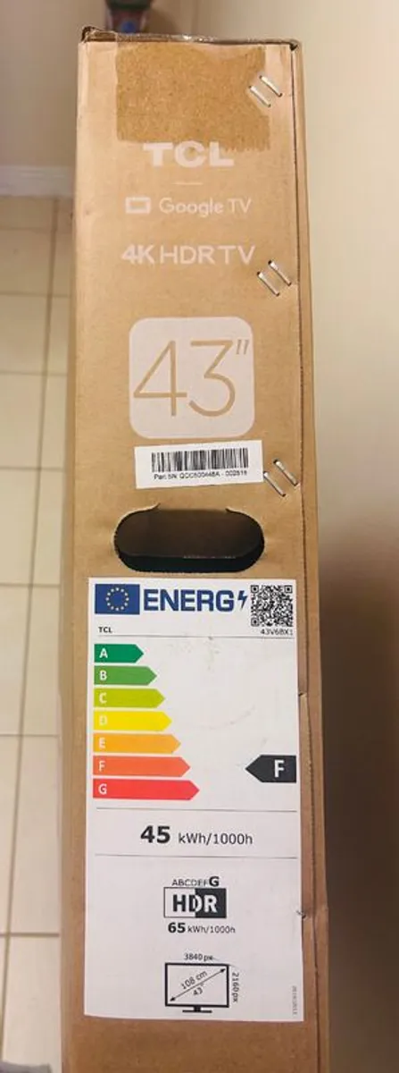 Brand new TCL 43 inch 4K HDR Smart TV for sale - Image 2