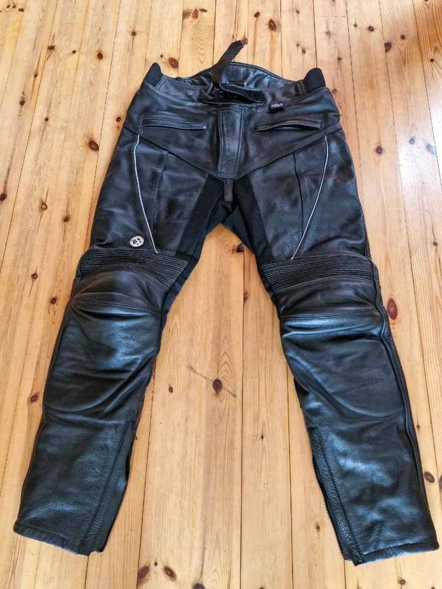 Motorcycle leather pants. - Image 1