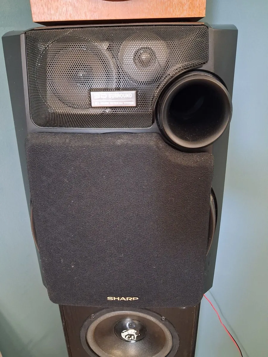 Sharp large bookshelf speakers - Image 1