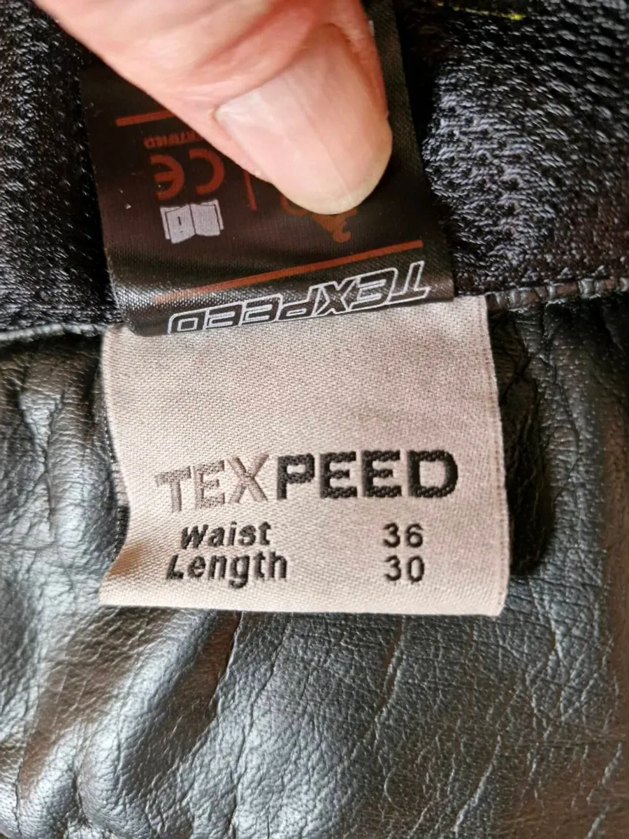 Motorcycle leather pants. - Image 4