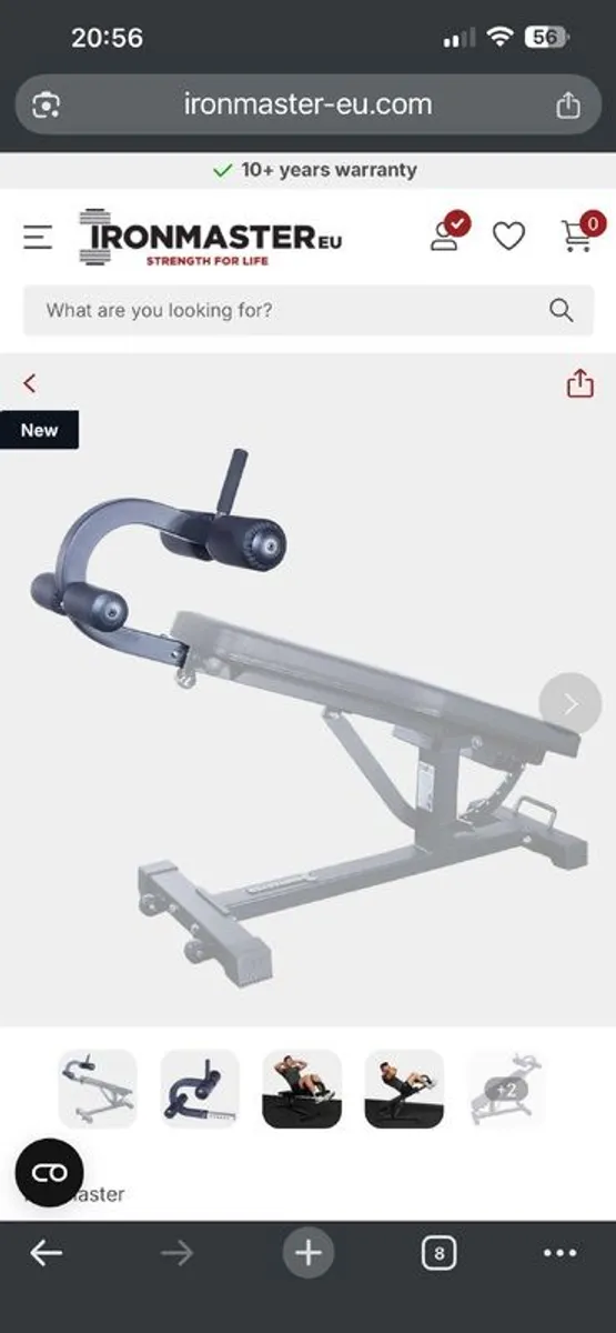 Ironmaster Super Bench Pro V2. Premium Home Gym Bench / 5 Attachments - Image 3