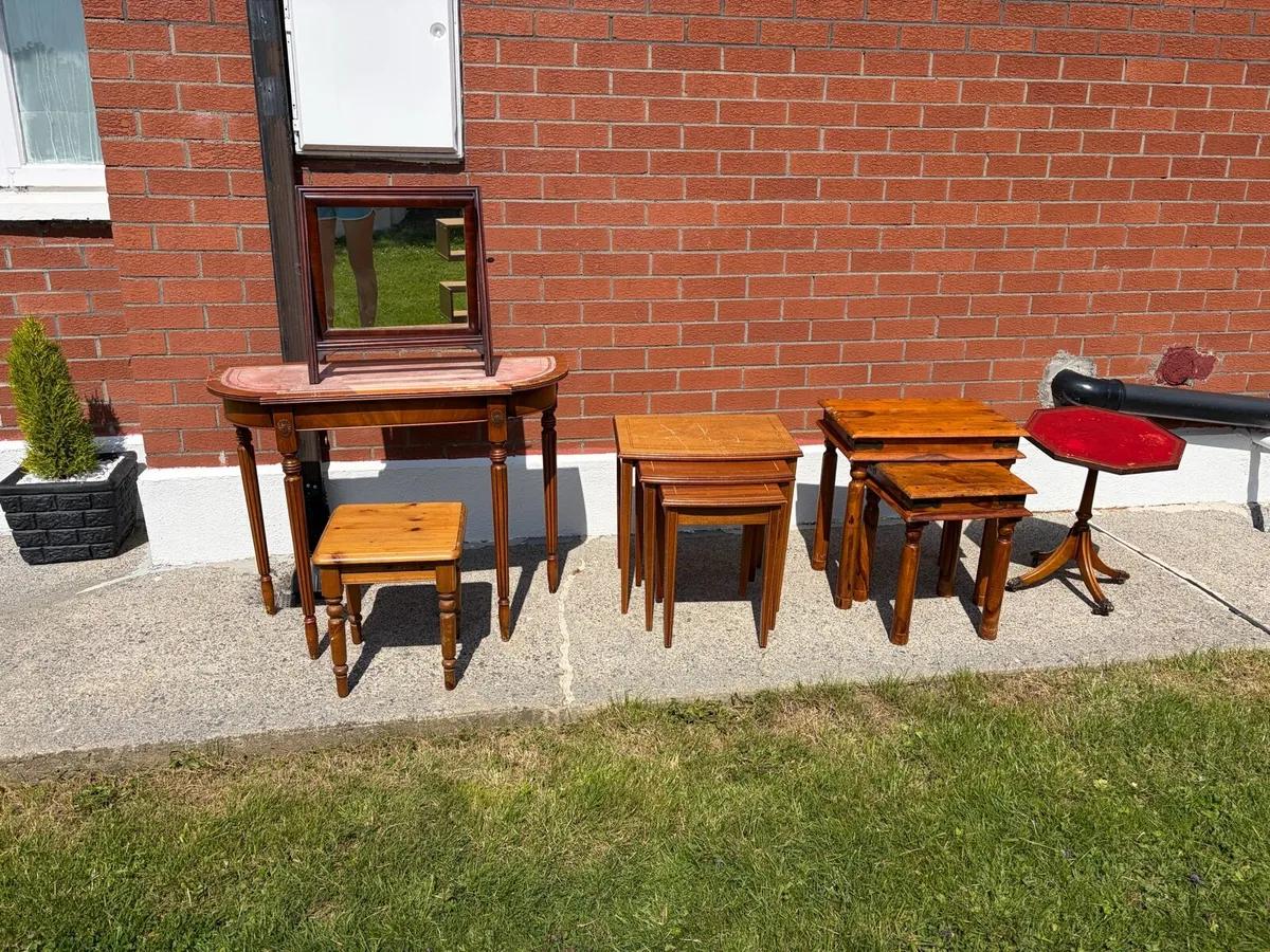 used furniture house hold items pine wood - Image 1