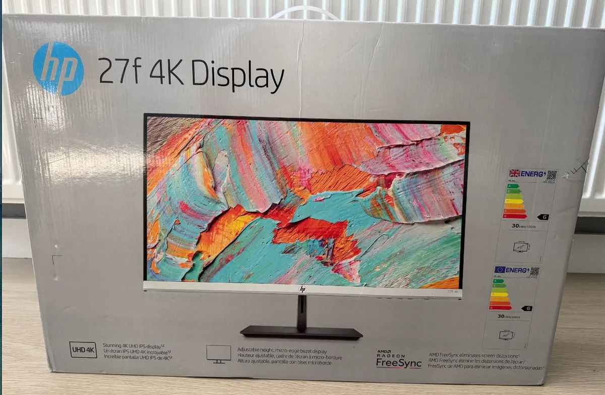 HP 27f 4K Monitor for Sale €100 - Image 1