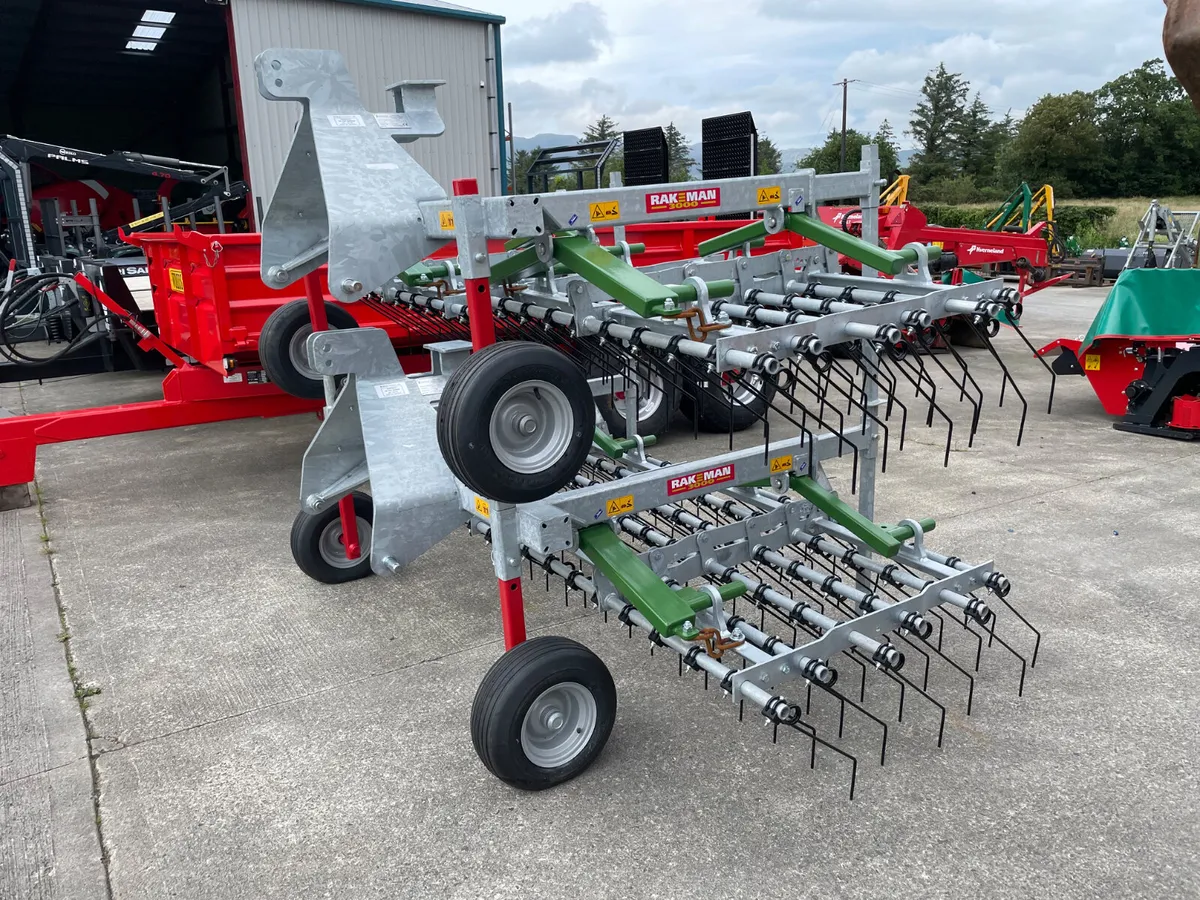 Rakeman 3000 3M Grass Harrow - Image 1