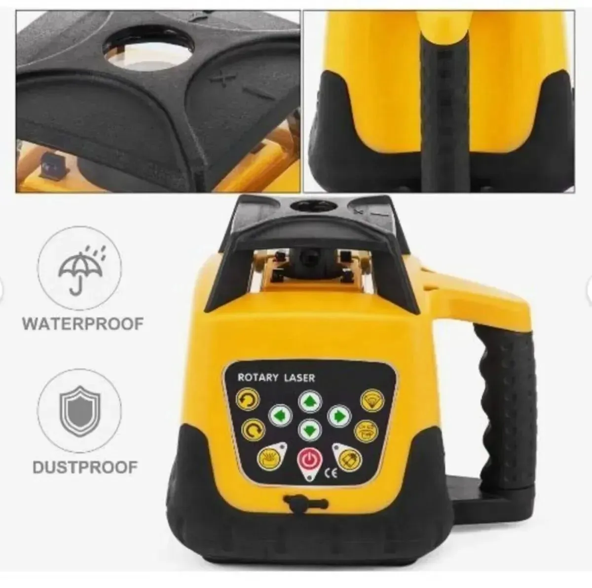 Green Beam Rotary Laser Level for Surveying - Image 4