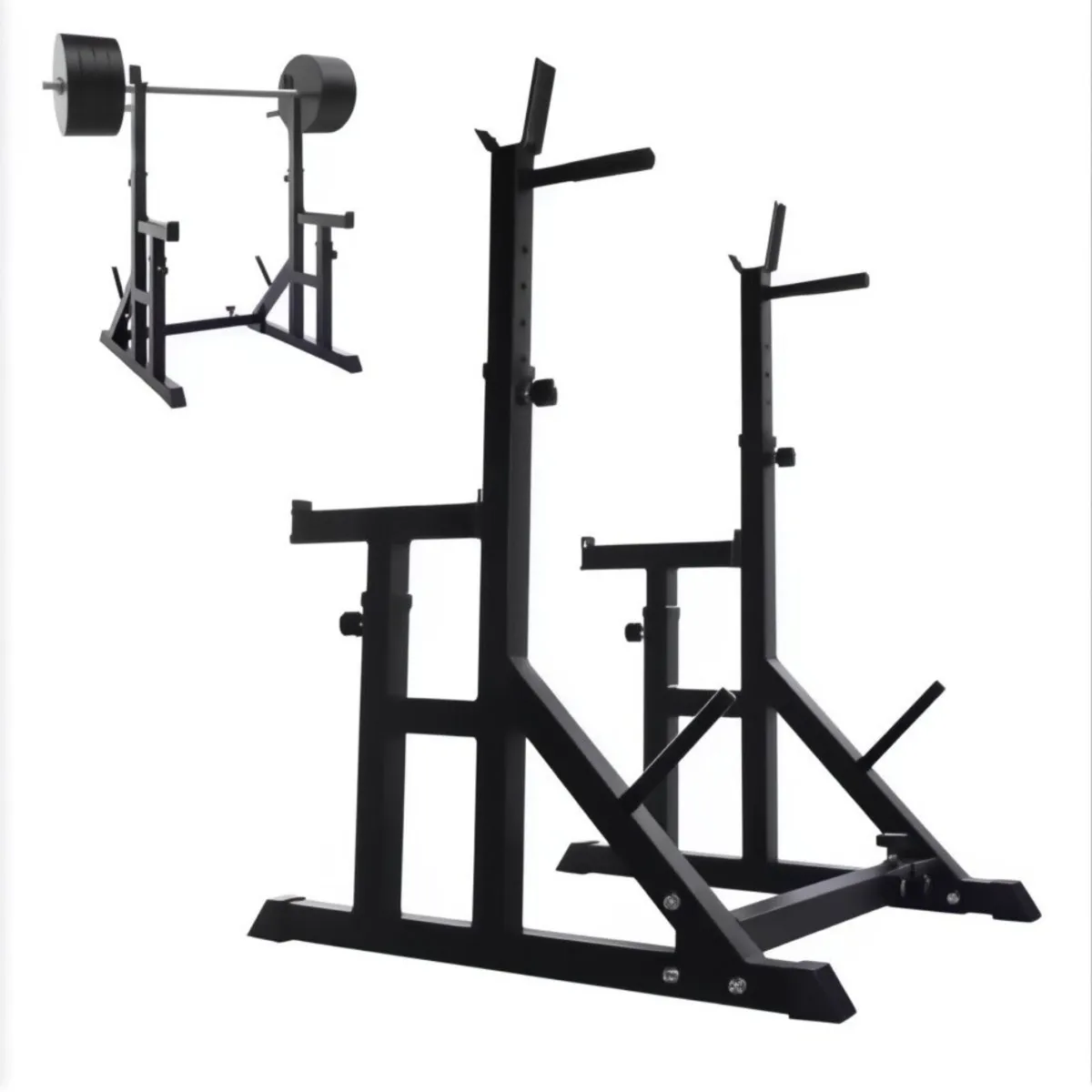 Adjustable Bench Press/Squat rack - Image 2