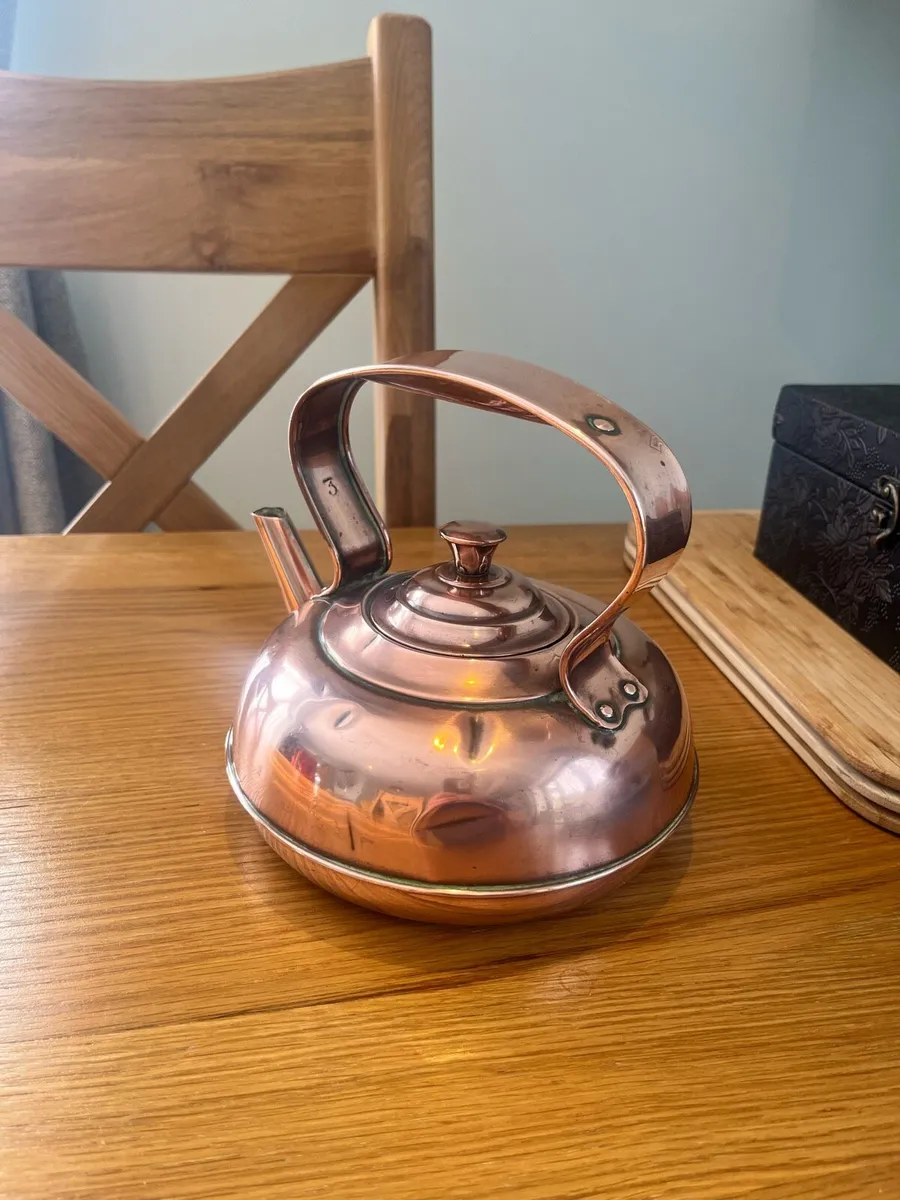 Antique Copper Kettle - Image 3