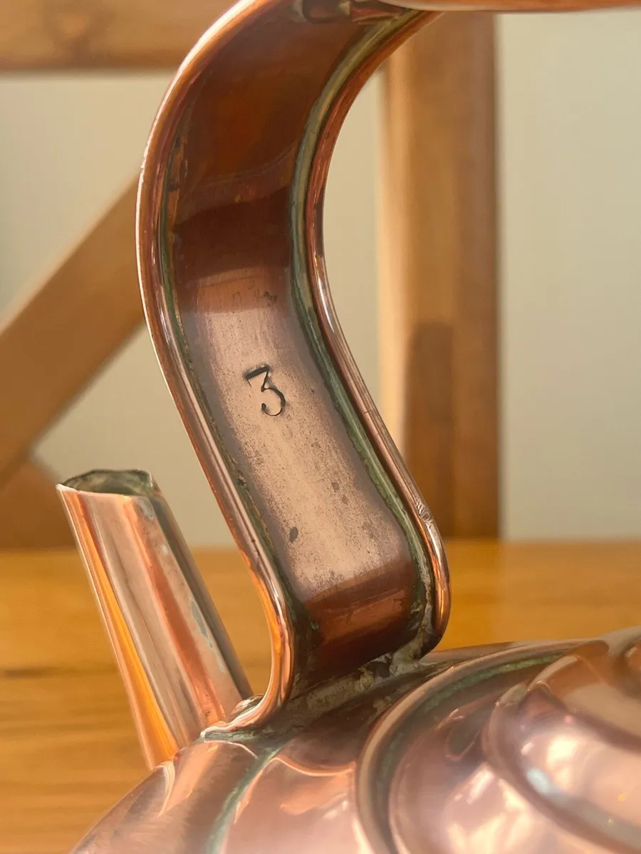 Antique Copper Kettle - Image 4