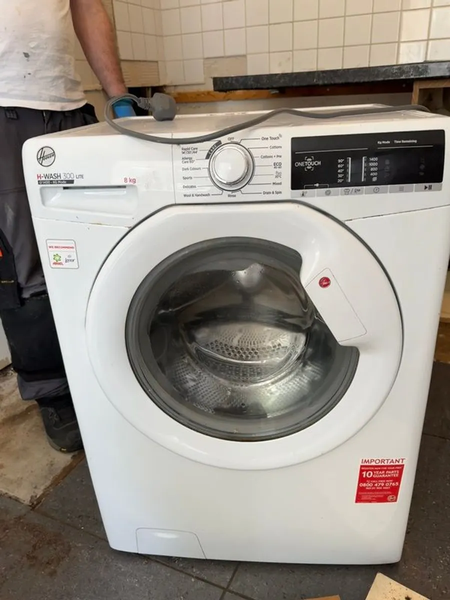 Washing Machine Hoover 8kg 1400 soin - Image 1