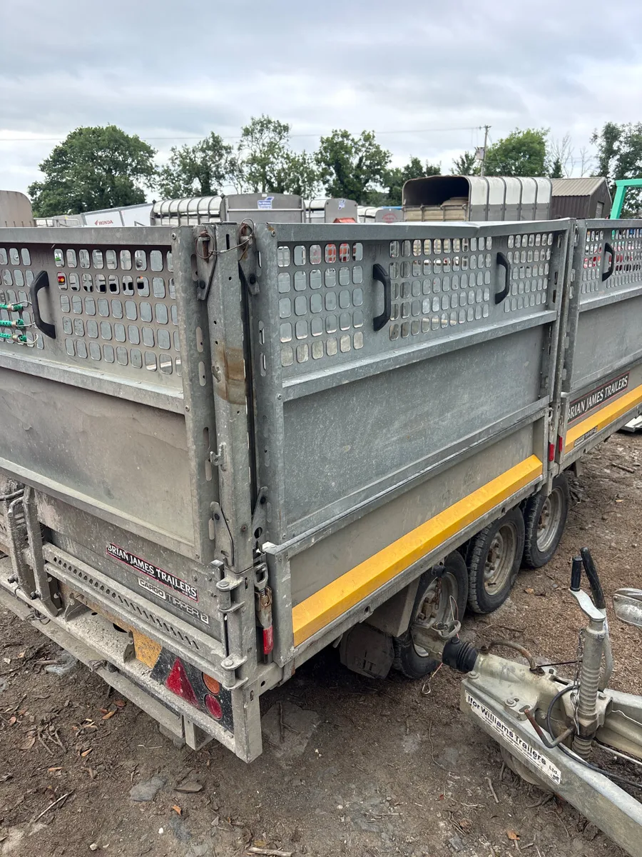 2020 Brian James 12ft tipping trailer - Image 3