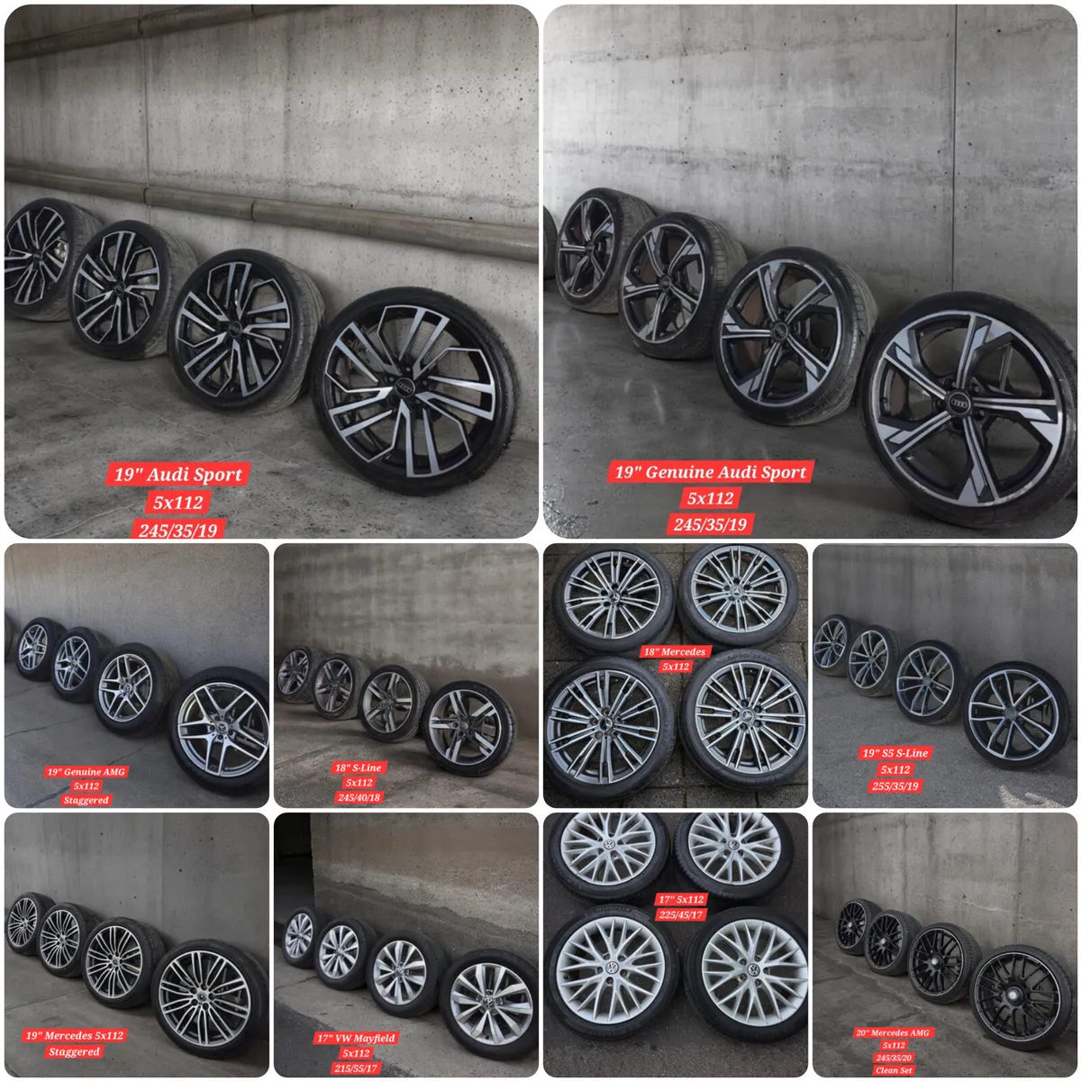 Sets of Alloys for Sale 5x112 , VW, Audi, Mercedes - Image 1