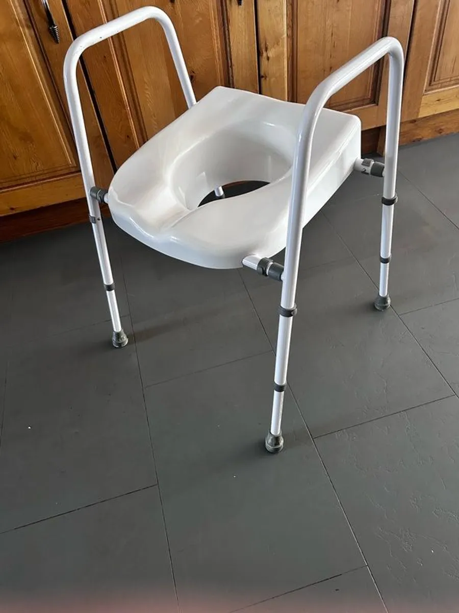 Raised Toilet Seat and Frame - Image 2
