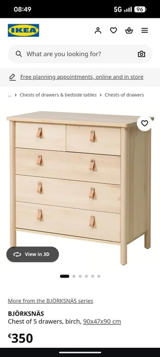 IKEA Chest of Drawers - Image 4