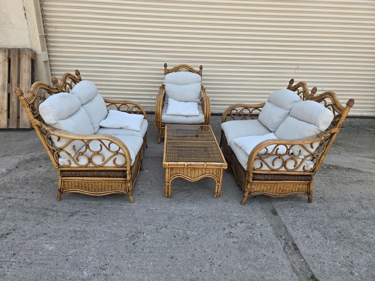 Rattan Garden / Conservatory Furniture Set - Image 1