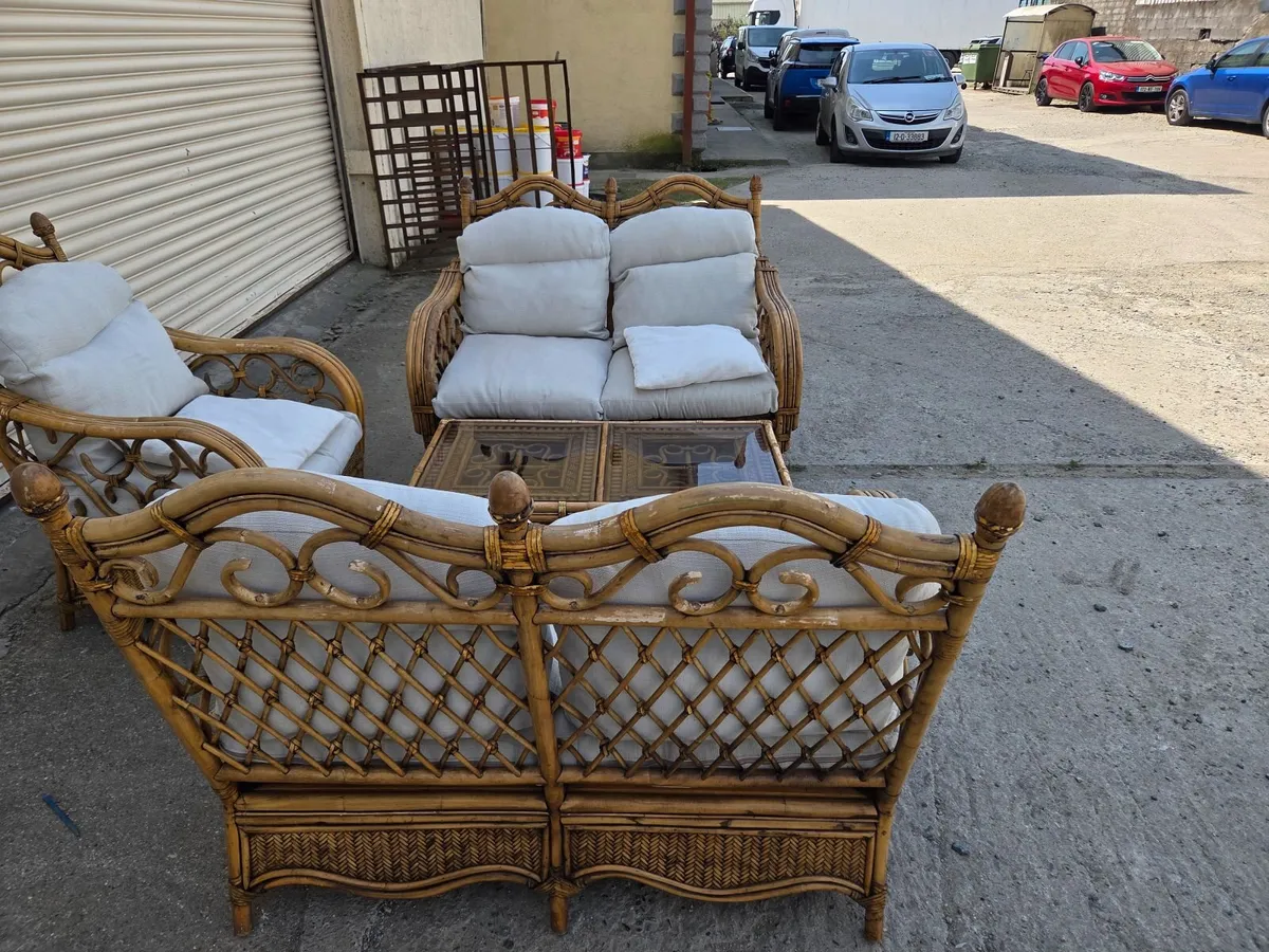 Rattan Garden / Conservatory Furniture Set - Image 3