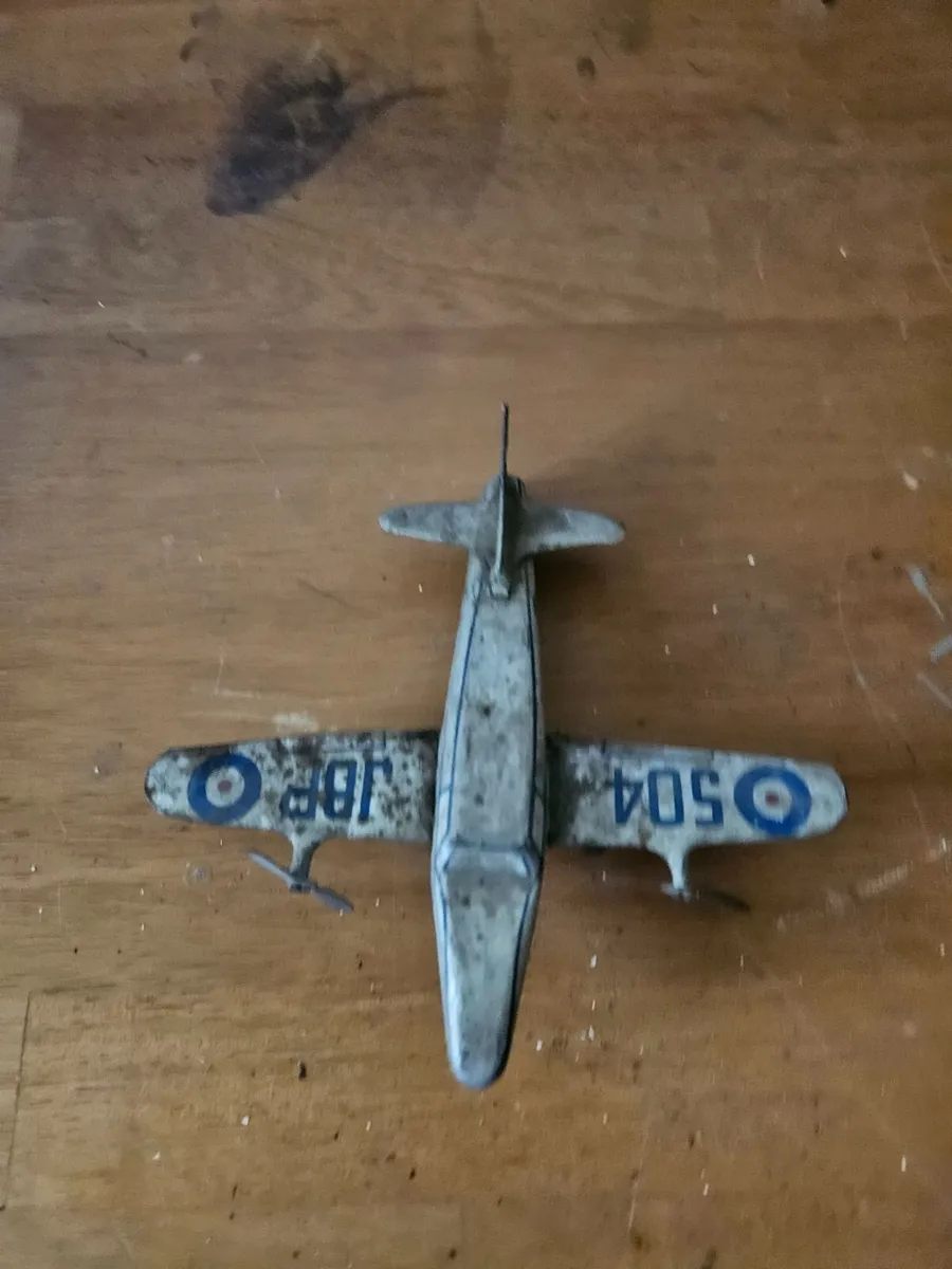 Vintage Tinplate 1950's Aeroplane - Image 3