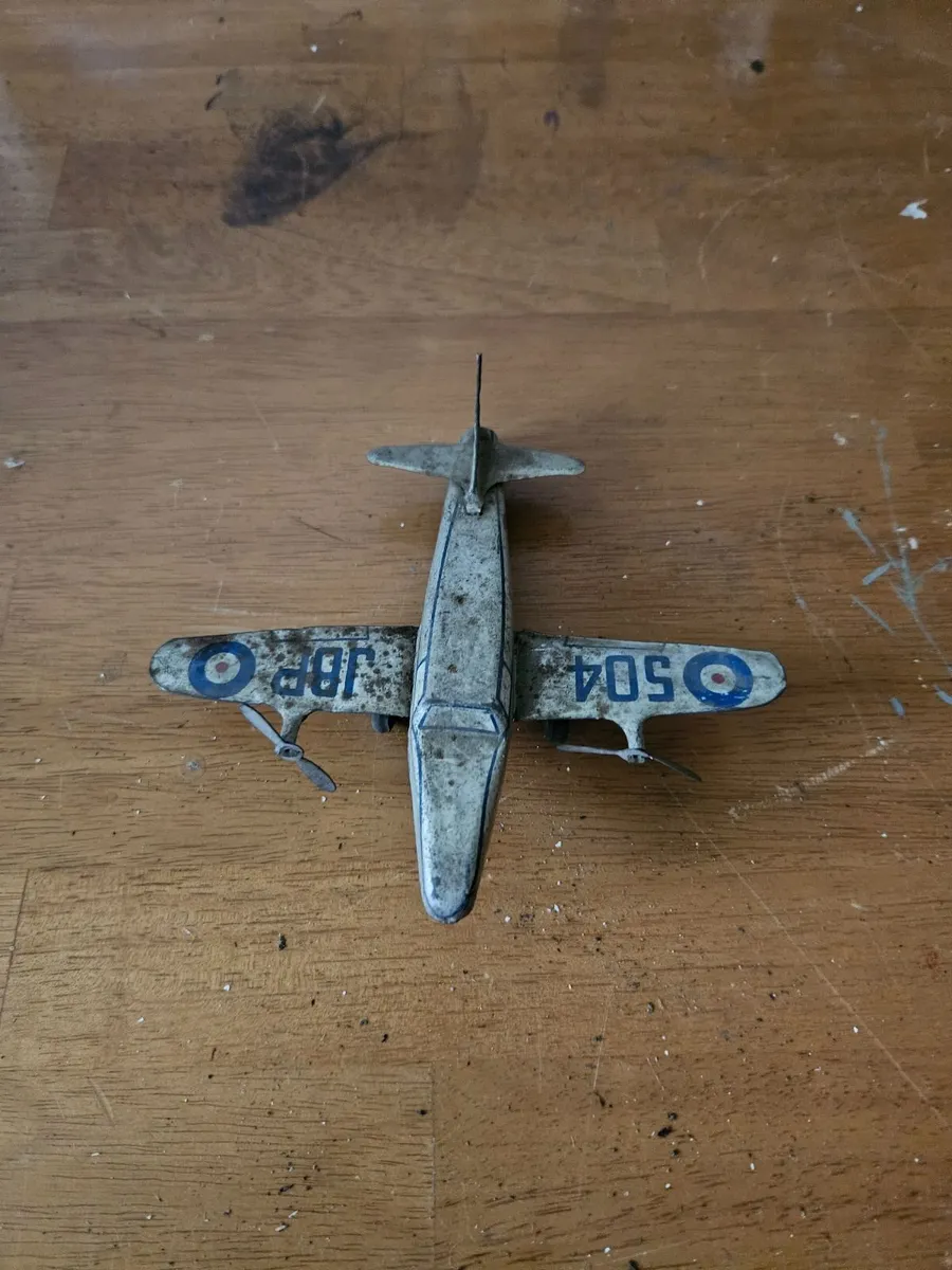 Vintage Tinplate 1950's Aeroplane - Image 1