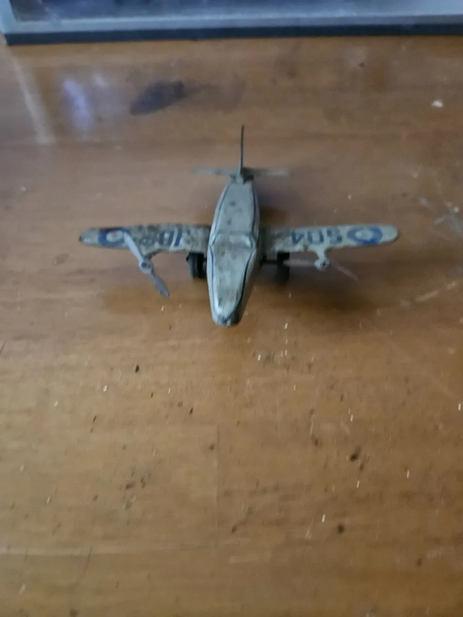Vintage Tinplate 1950's Aeroplane - Image 4