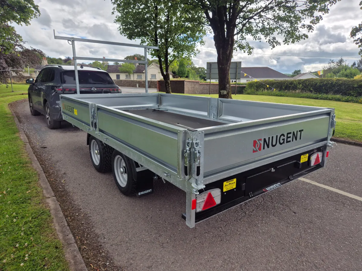 Nugent 12 x 6'7 dropside trailer - Image 4
