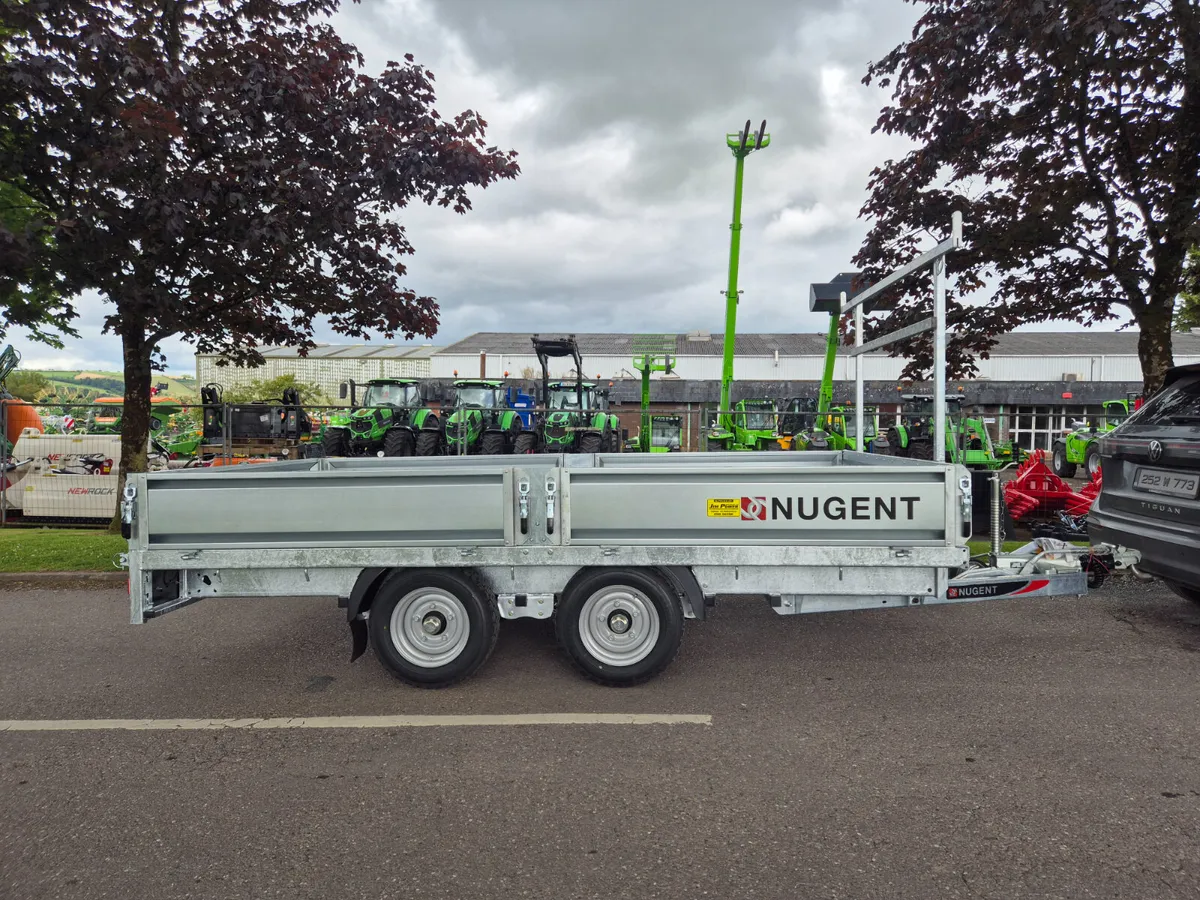 Nugent 12 x 6'7 dropside trailer - Image 2
