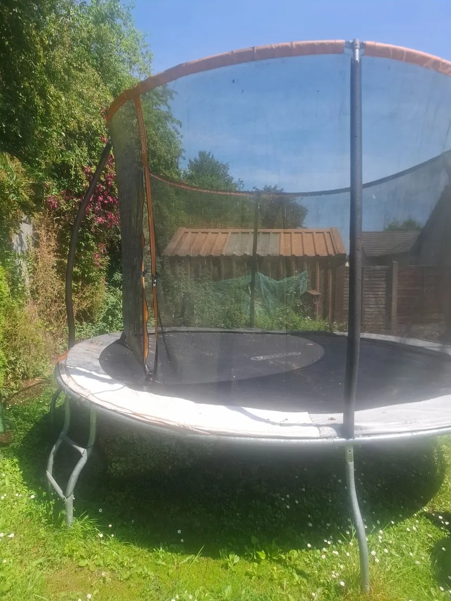 14ft Trampoline Enclosure with steps - Image 2