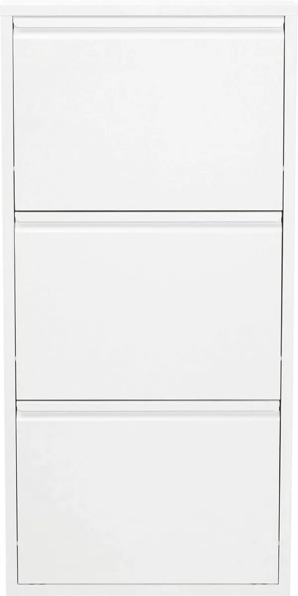 Shoe Cabinet Caruso 104x50x15CM Tilting Storage - Image 1