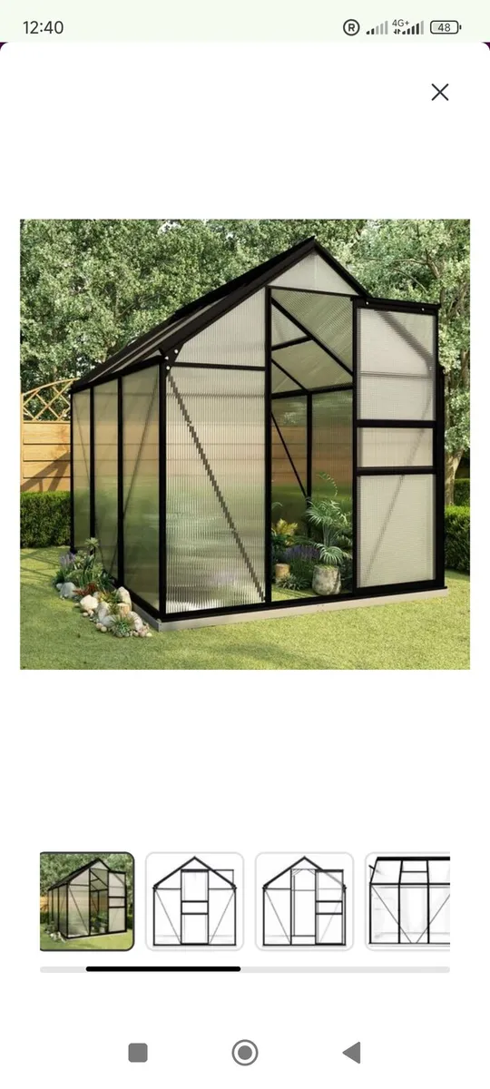 Aluminium greenhouse - Image 1