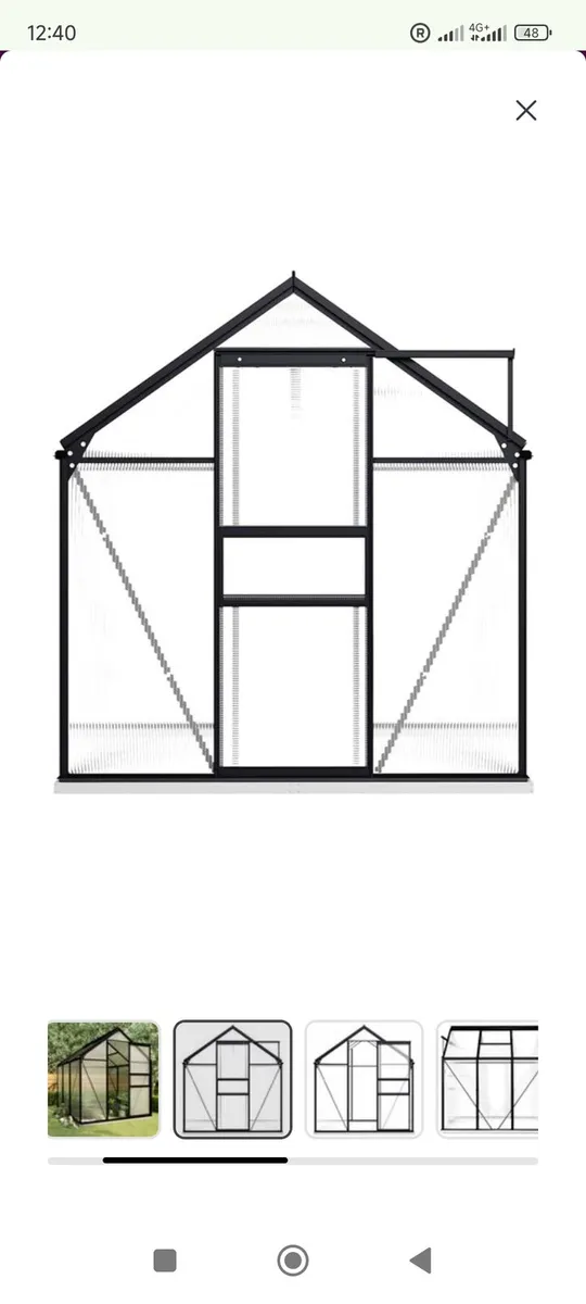 Aluminium greenhouse - Image 2