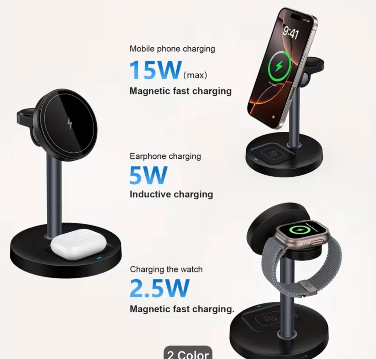 Free 3-in-1 charger with iPhone 15 Pro Max Bundle - Image 2