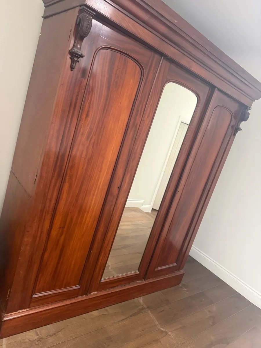Wooden Antique Wardrobe - Image 1