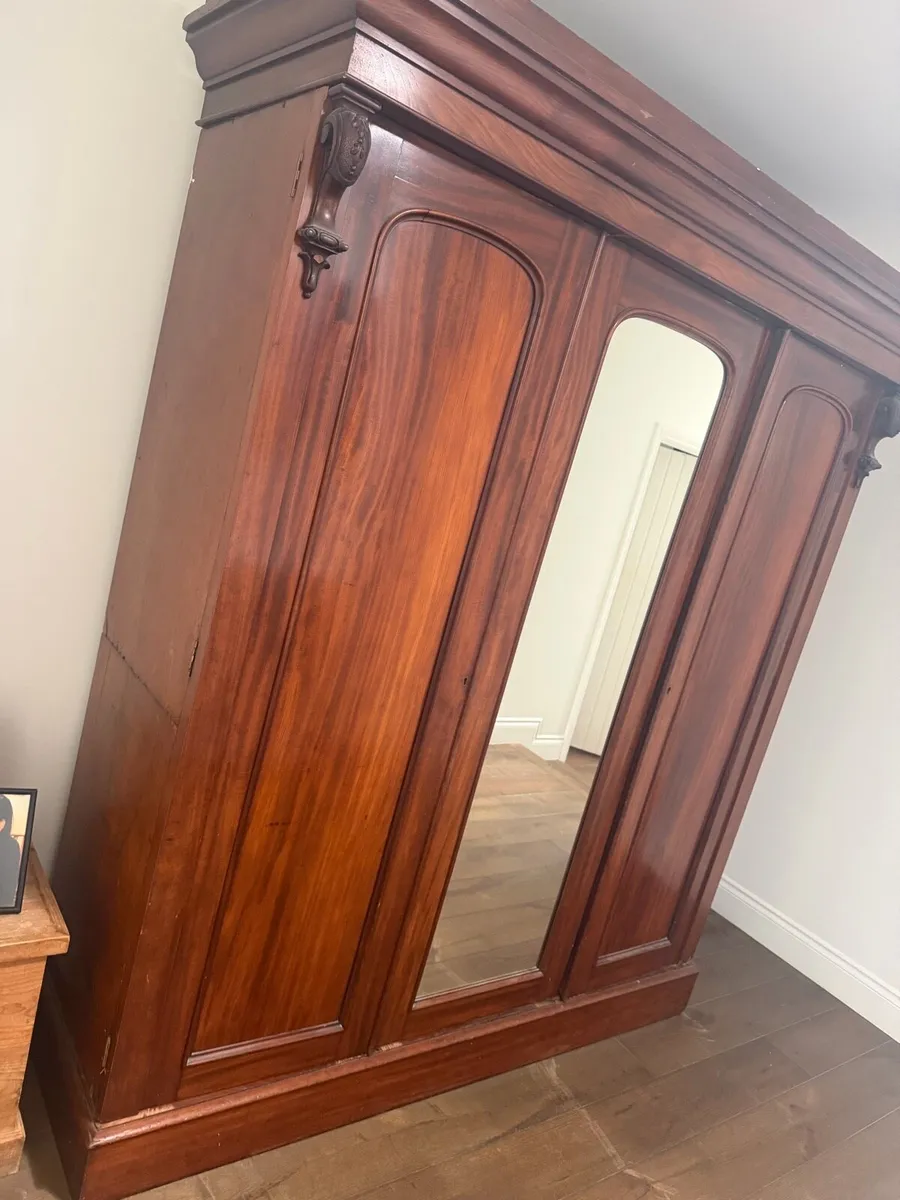 Wooden Antique Wardrobe - Image 2