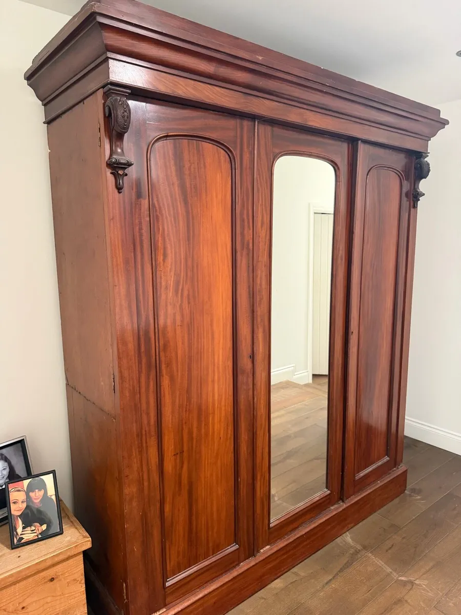 Wooden Antique Wardrobe - Image 3
