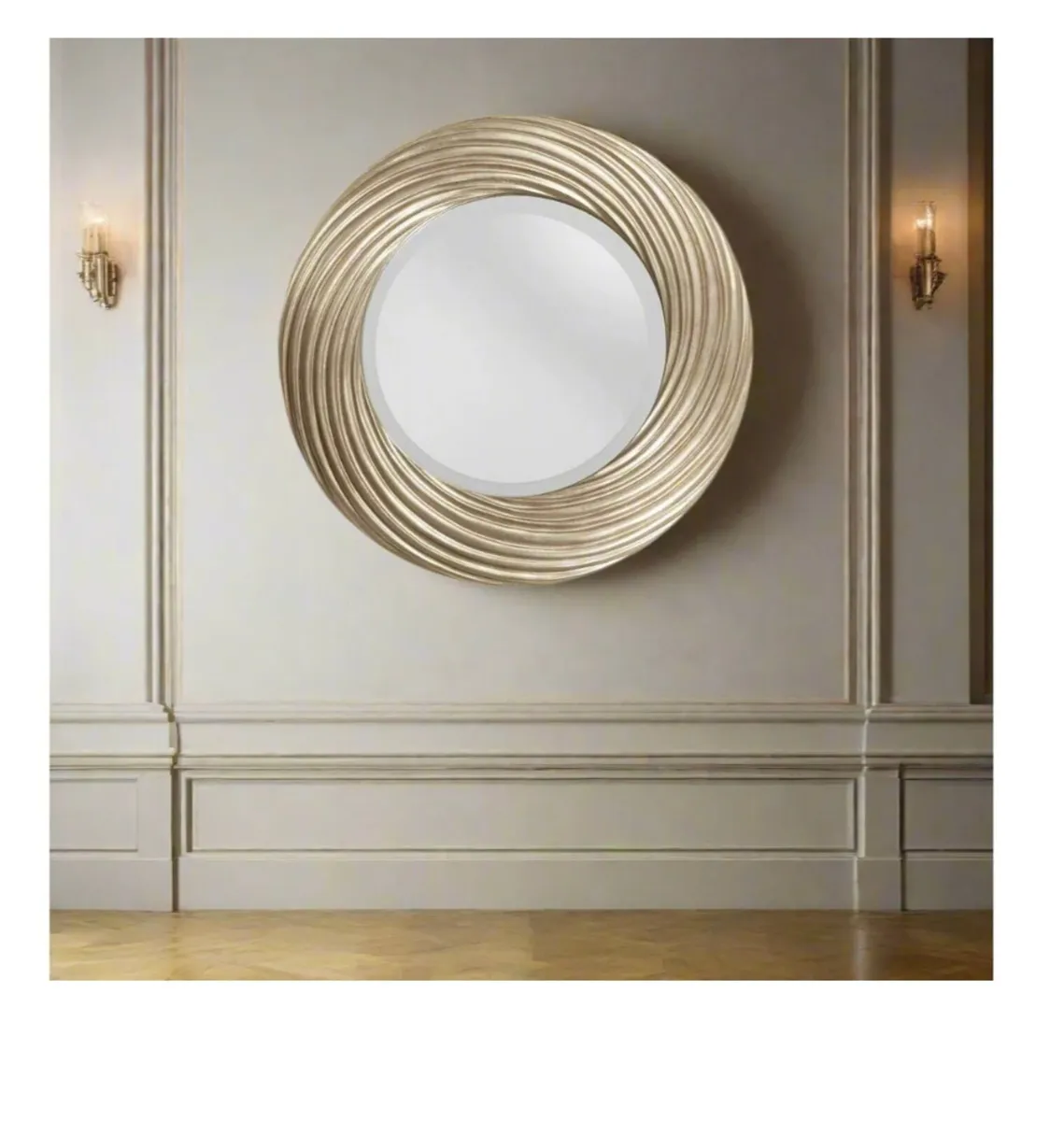 Mirror - Mindy Brownes Interiors Gold Gemma mirror - Image 1