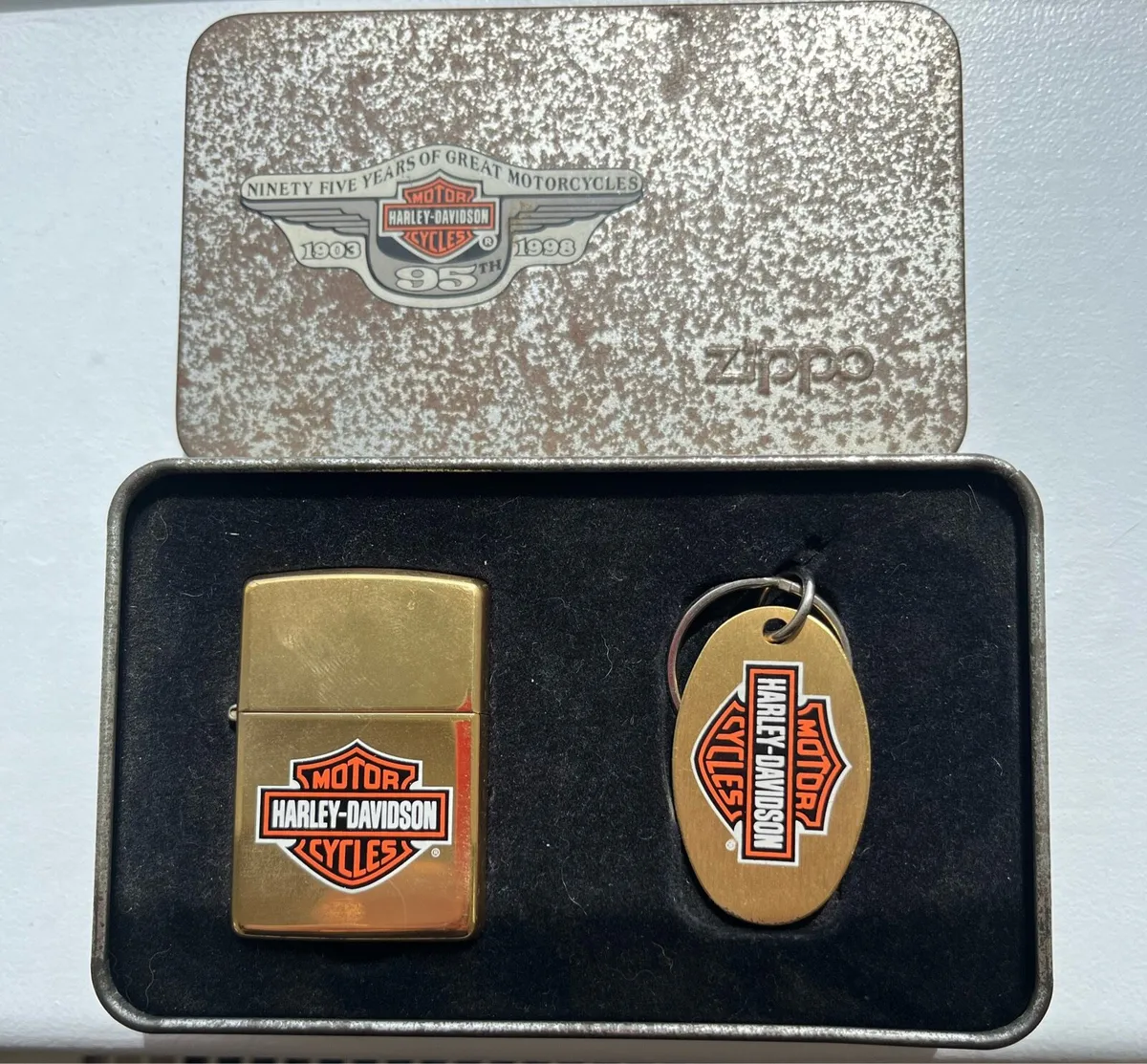Rare 1998 Vintage Harley Davidson Zippo