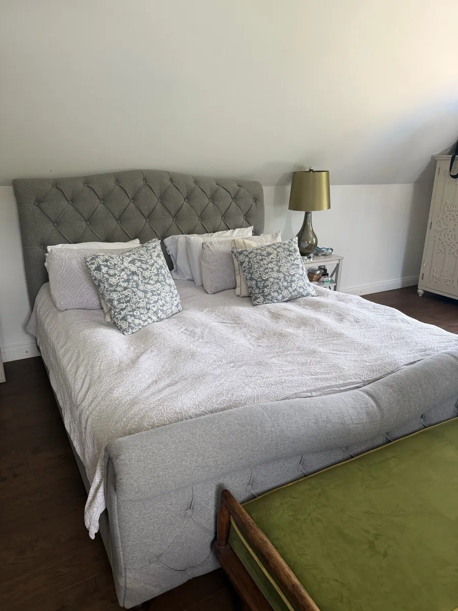 Grey Bed Frame - Image 1