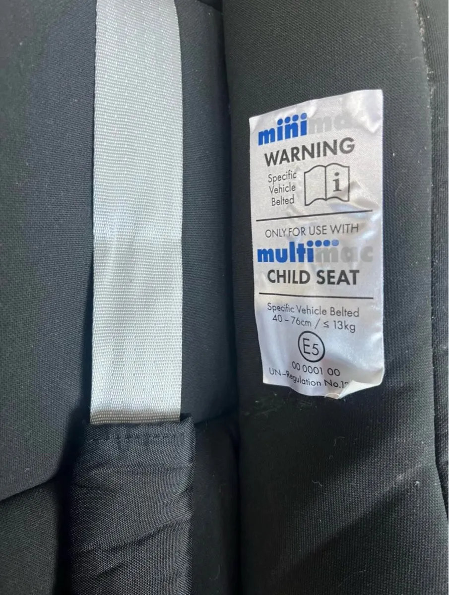 Multimac infant car seat - Image 2