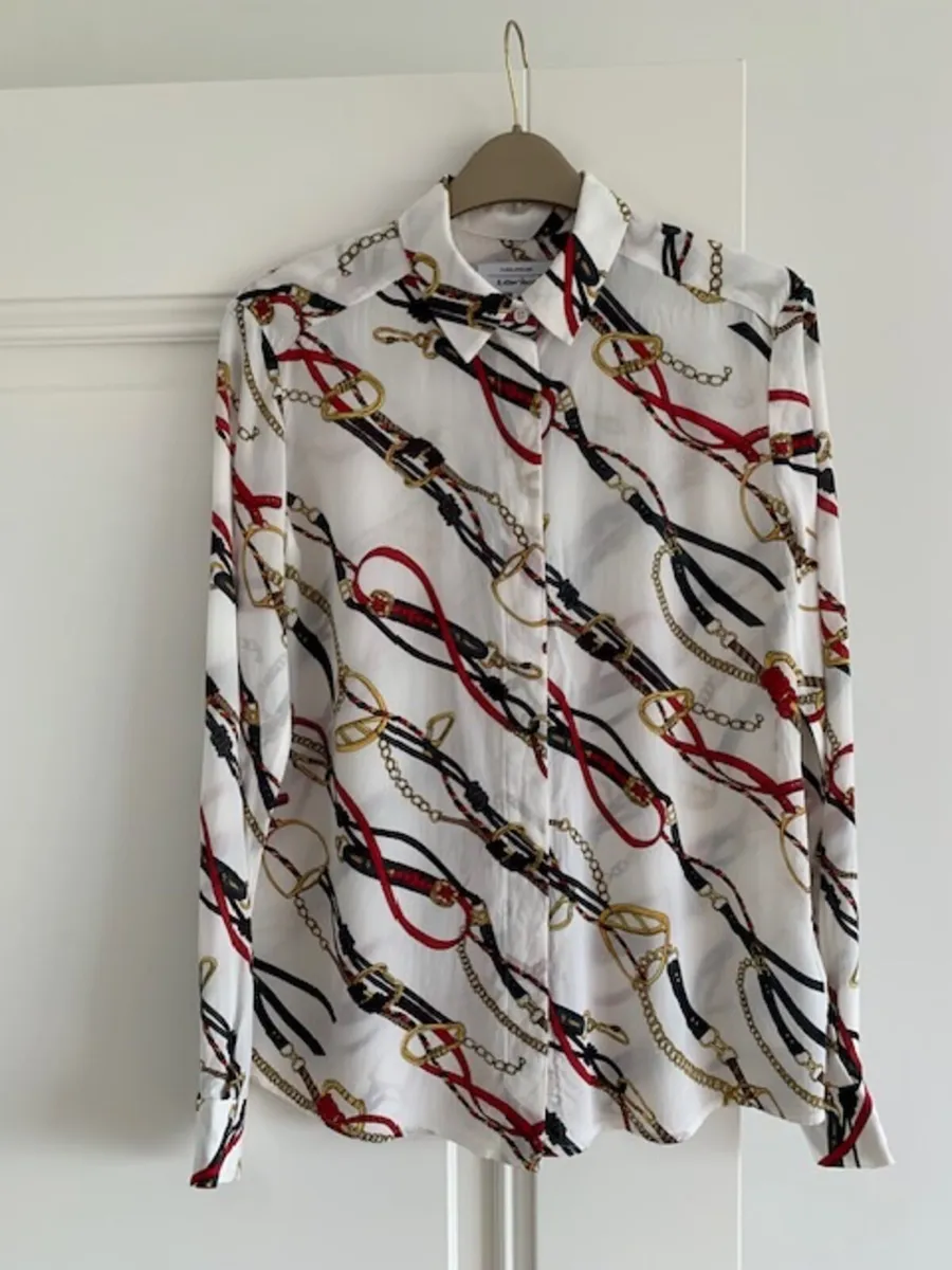 & Other Stories - Shirt [Equestrian] - 100% Silk - Image 1