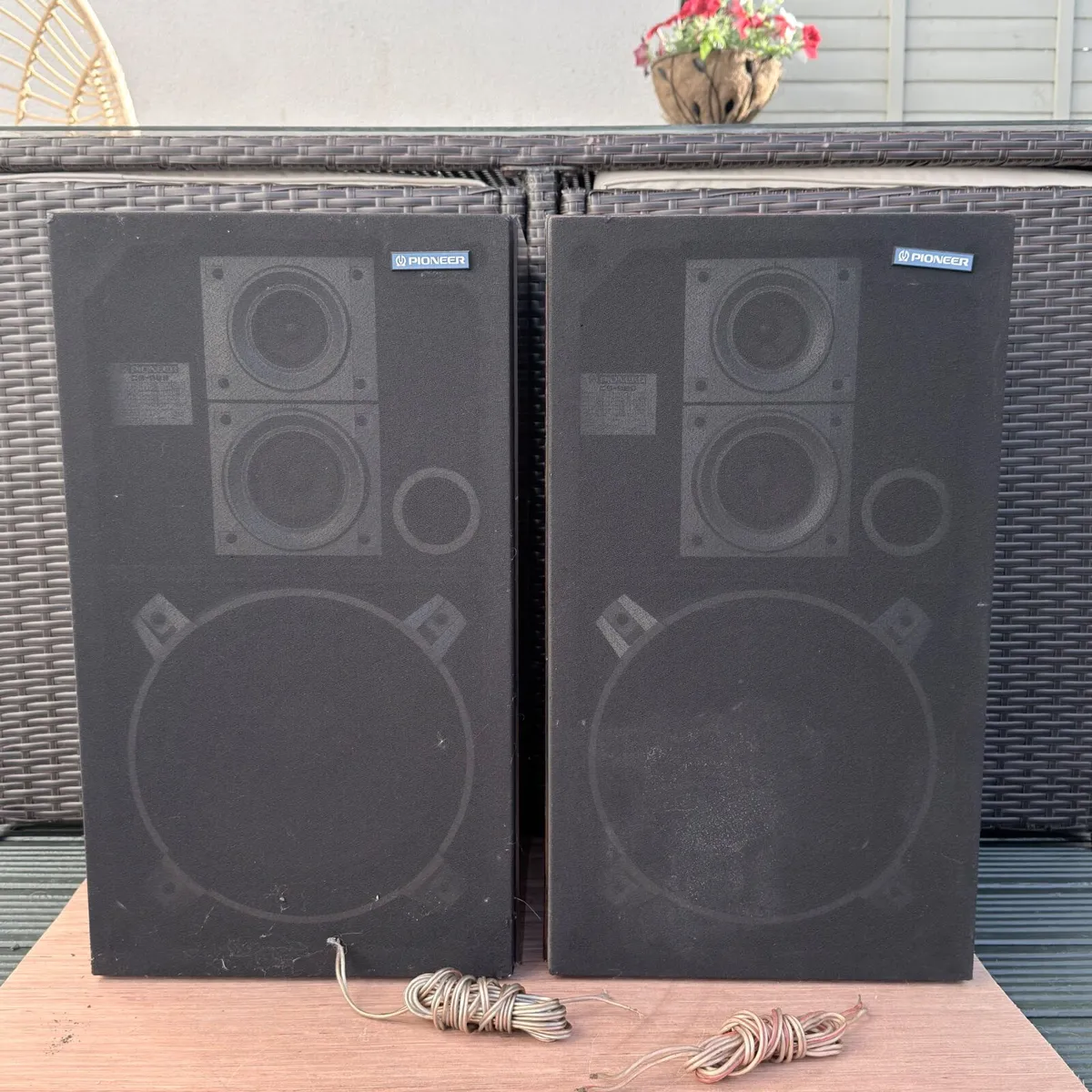 Pair of large Pioneer CS-989 speakers - Image 4