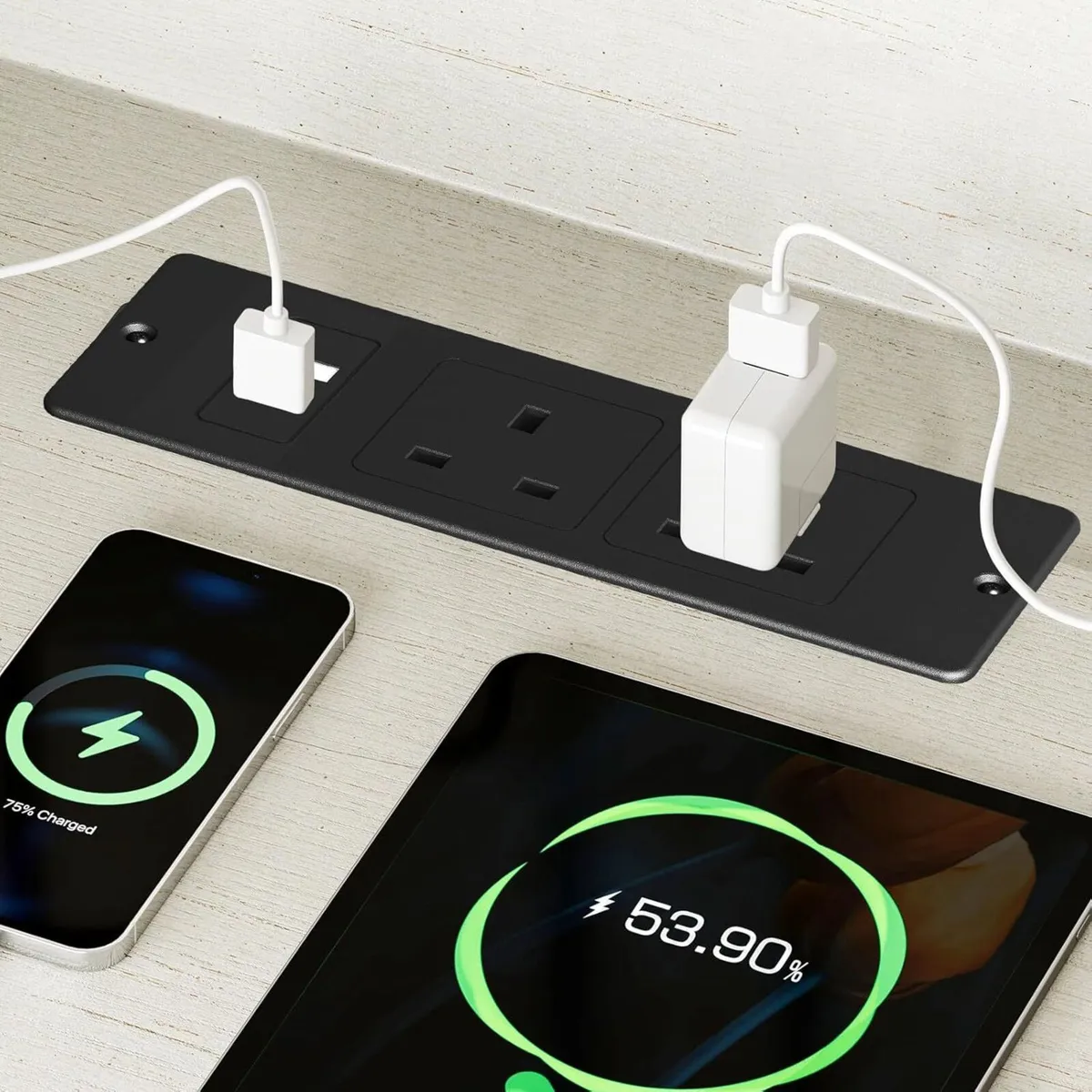 TV Unit Stand Cabinet with Sockets USB - Image 3