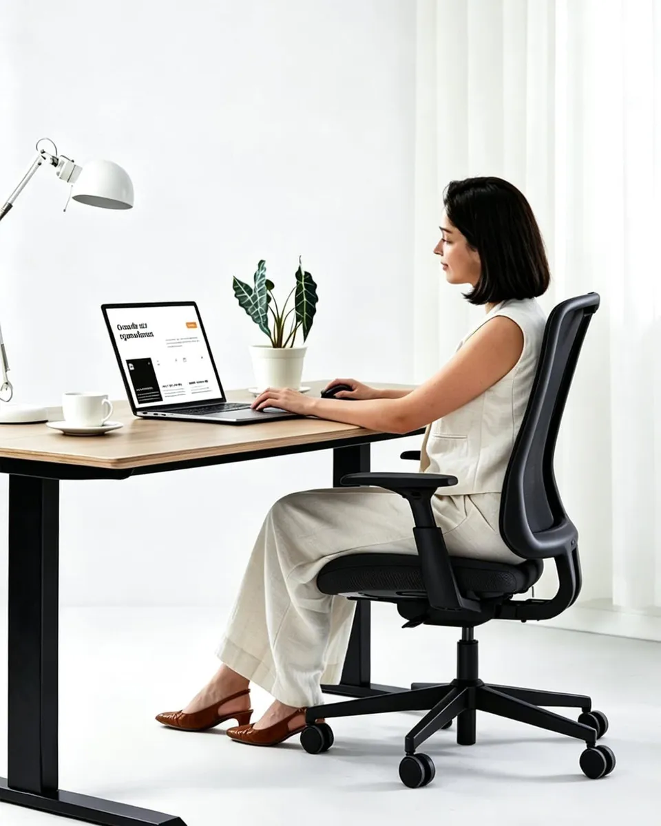 Ergonomic Office Chair with Sliding Seat Depth - Image 2
