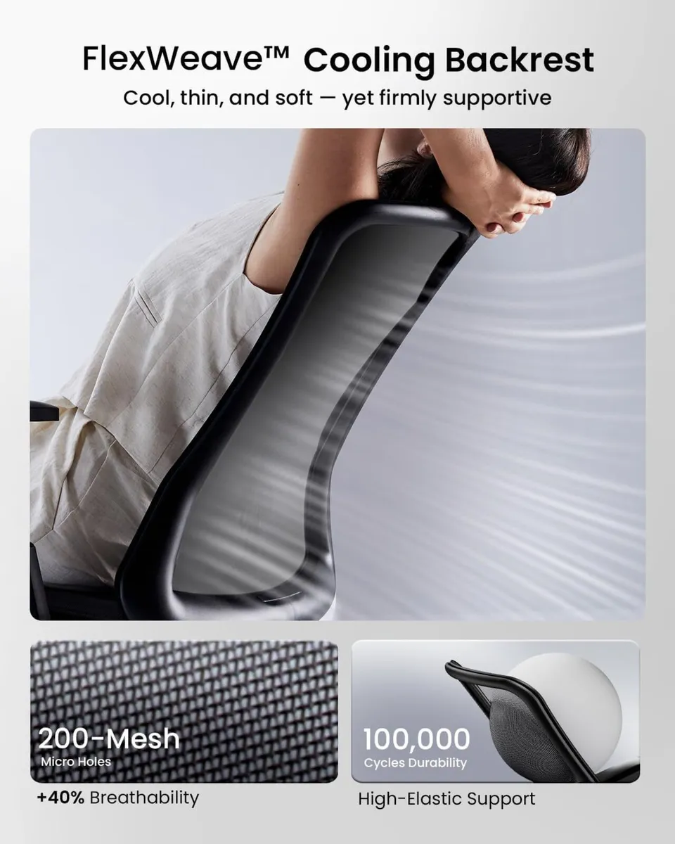 Ergonomic Office Chair with Sliding Seat Depth - Image 4