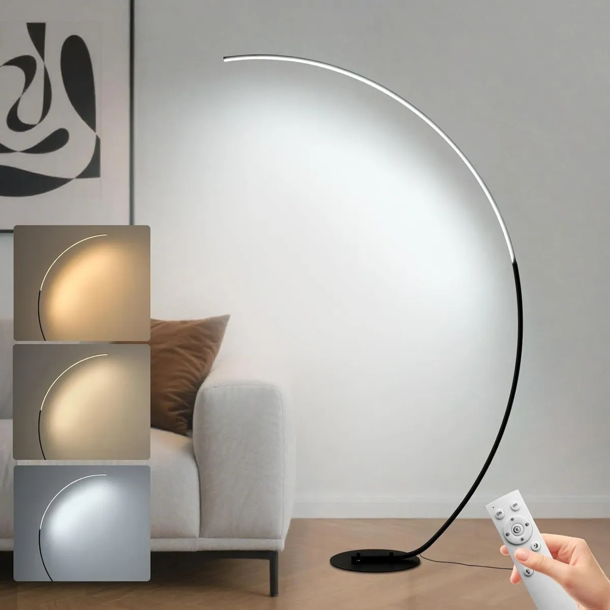 Arc Floor Lamp for Living Room 165CM Modern - Image 1