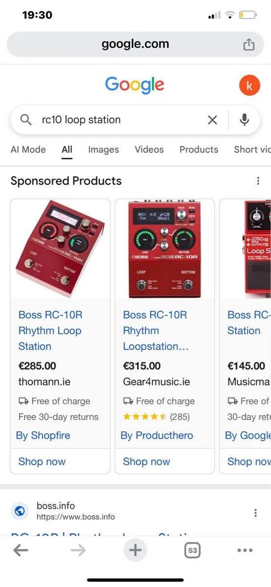 BOSS RC-10R Loop Pedal - Image 4