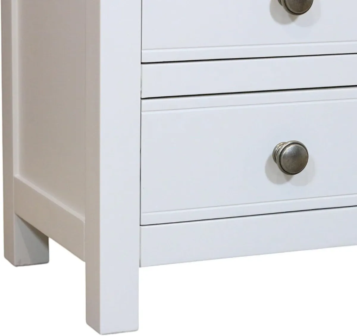 Bedside Table 3 Drawers Solid Wooden Side End - Image 4