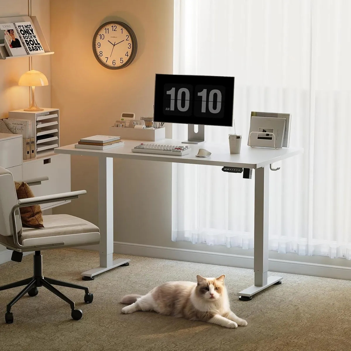 Electric Standing Desk Height Adjustable with 2 - Image 2