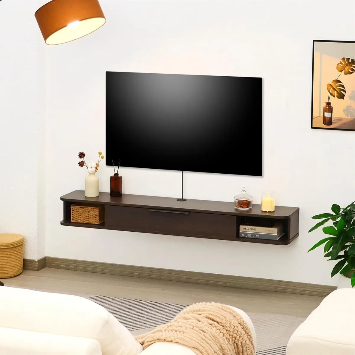 TV Cabinet Stand 140CM Floating Media Console - Image 4