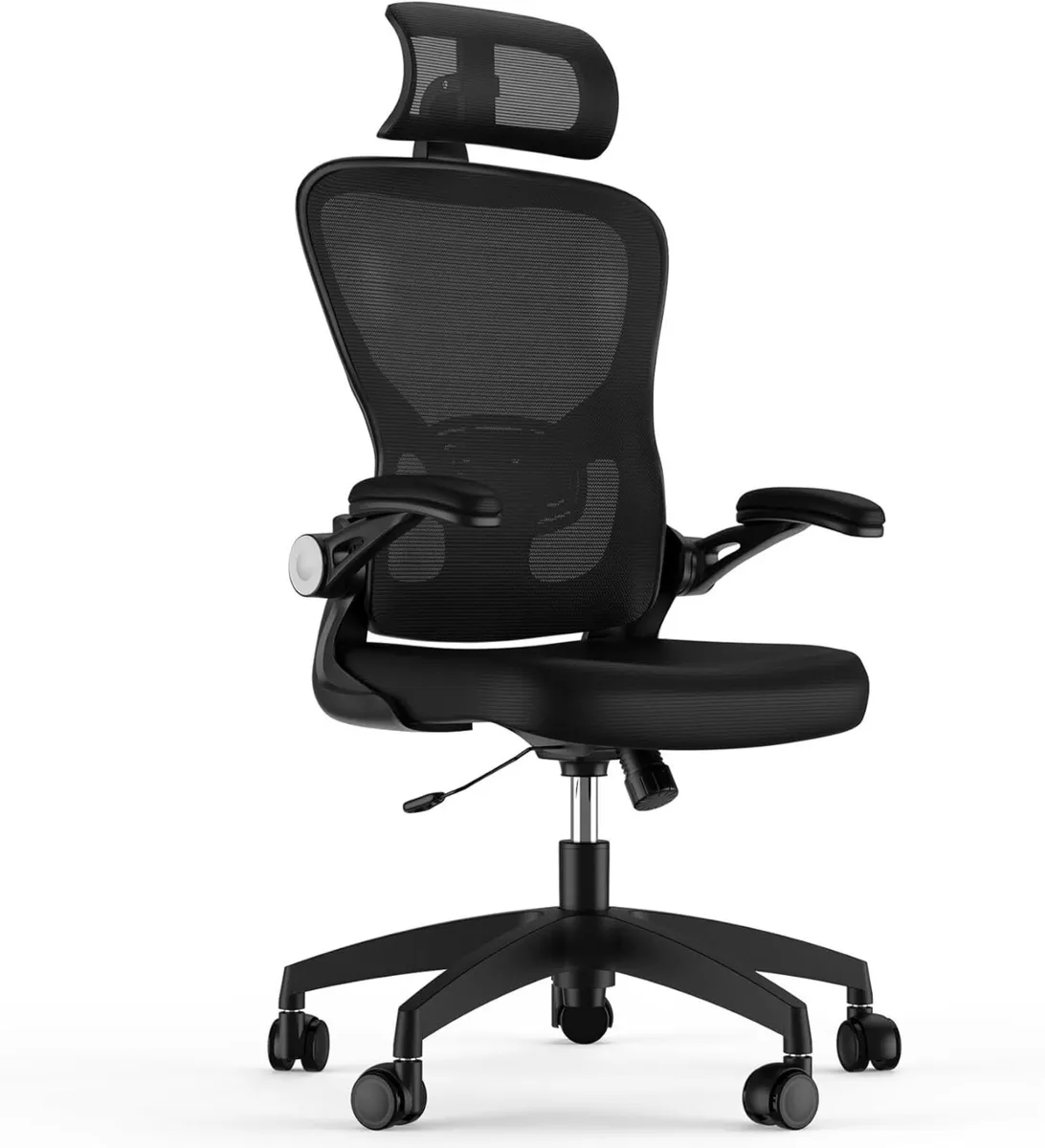 Ergonomic Office Chair with Adjustable Headrest - Image 1
