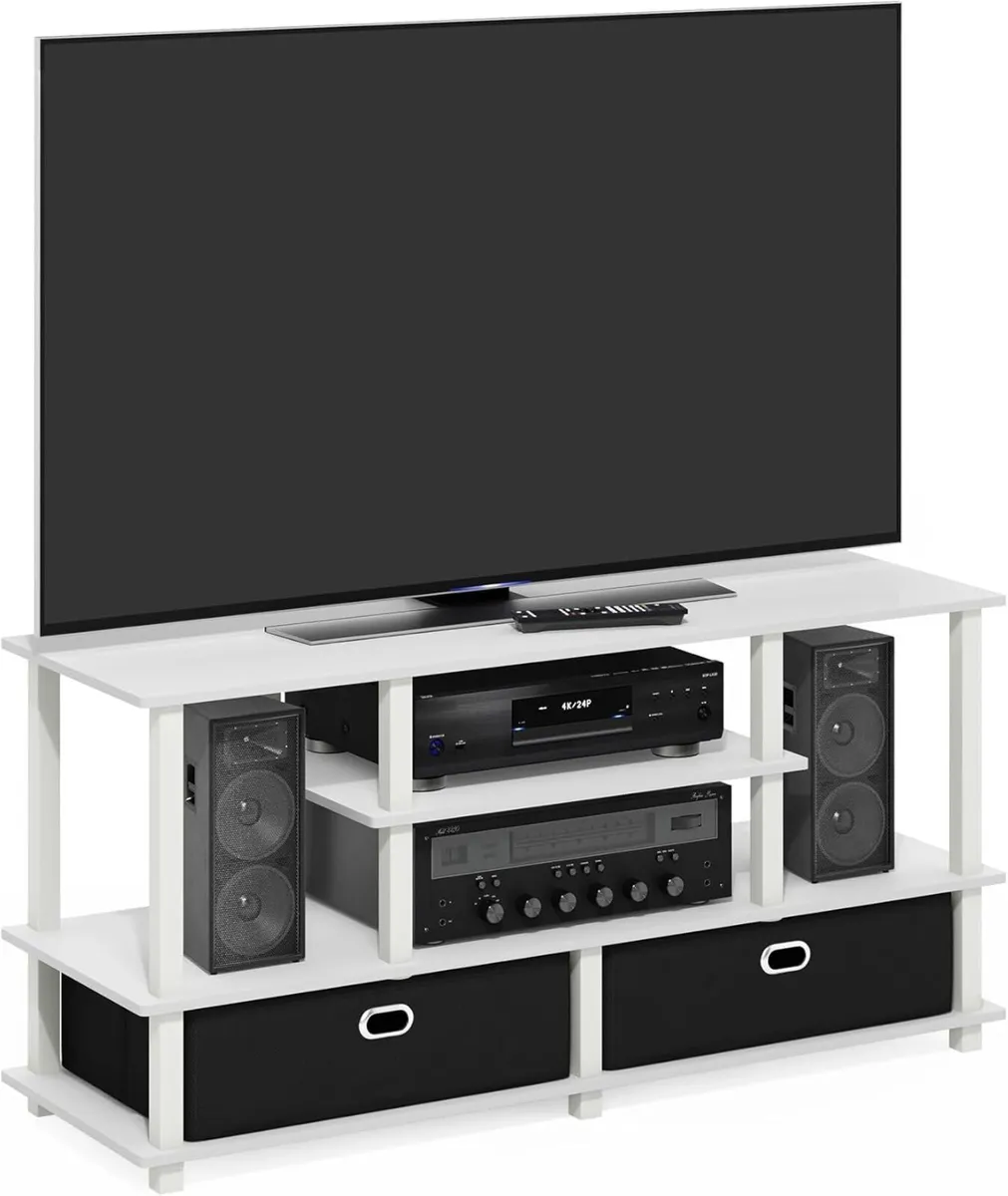 TV Stand 4-Tier Entertainment Centre Console - Image 1